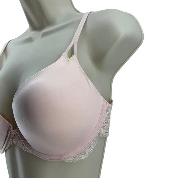 Victoria's Secret Very Sexy Ballerina Pink Lace Push-Up Bra 34C - Picture 3 of 9